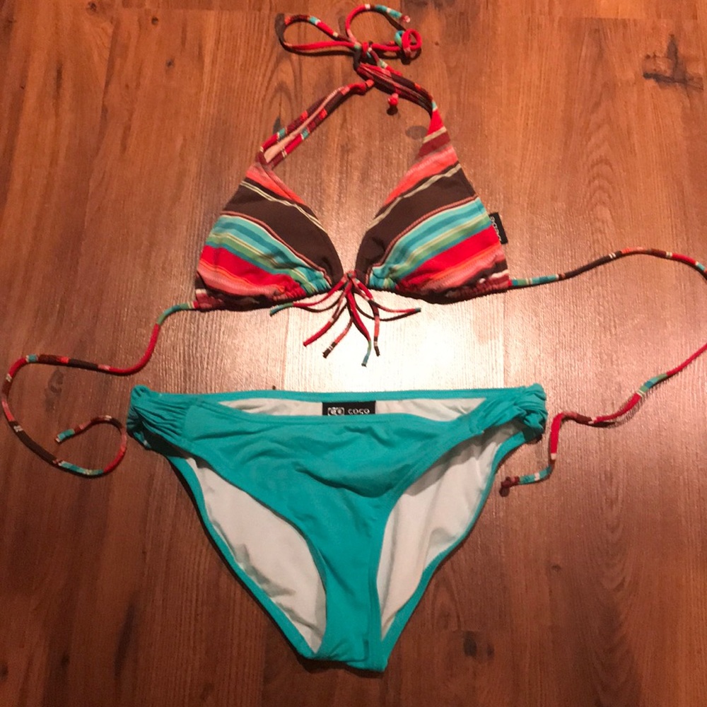 knotted side full coverage bikini BOTTOMS ONLY